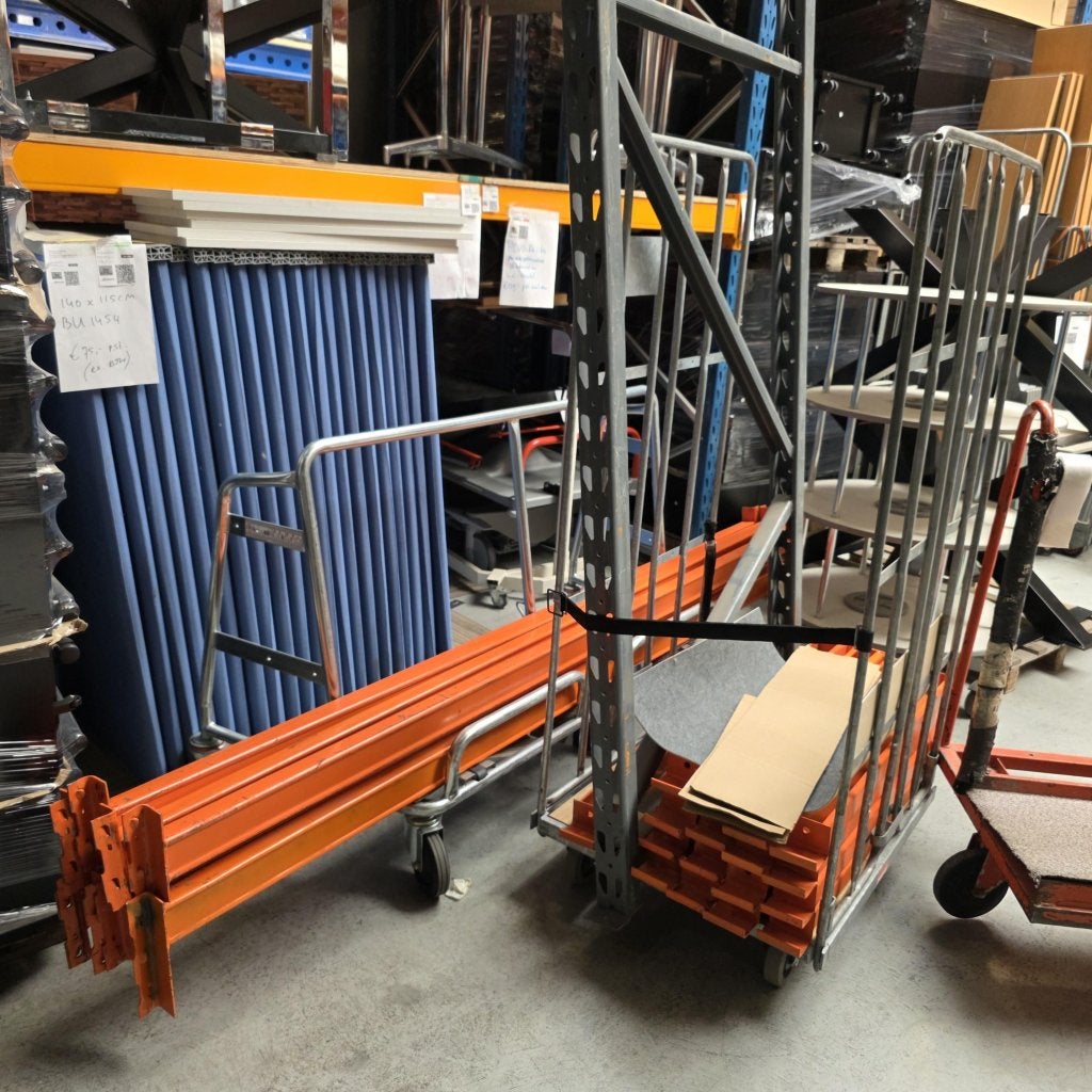 ALMASY staander + 8 liggers palletstelling met 17 dwarsligg, Niet ingevuld, Gebruikt, Niet ingevuld, Niet ingevuld