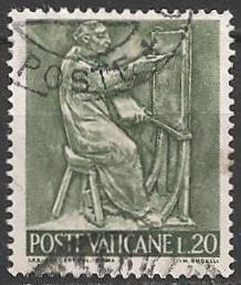 Vaticaan No.444 O. kADV. no.19 AB., Verzenden, Gestempeld