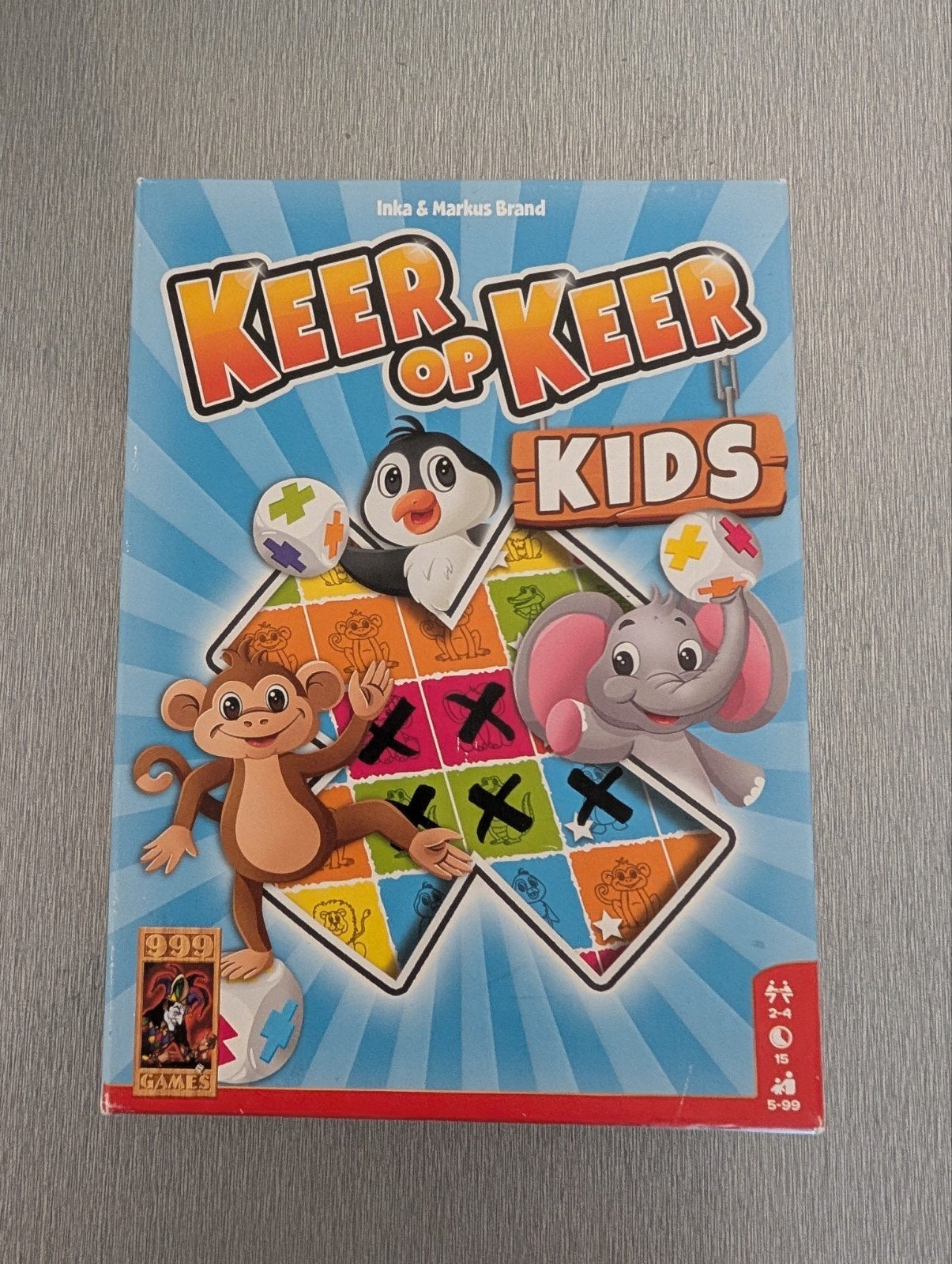 Keer op Keer Kids dobbelspel - Zo goed als nieuw, Een of twee spelers, Ophalen of Verzenden, Zo goed als nieuw, Schmidt Spiele