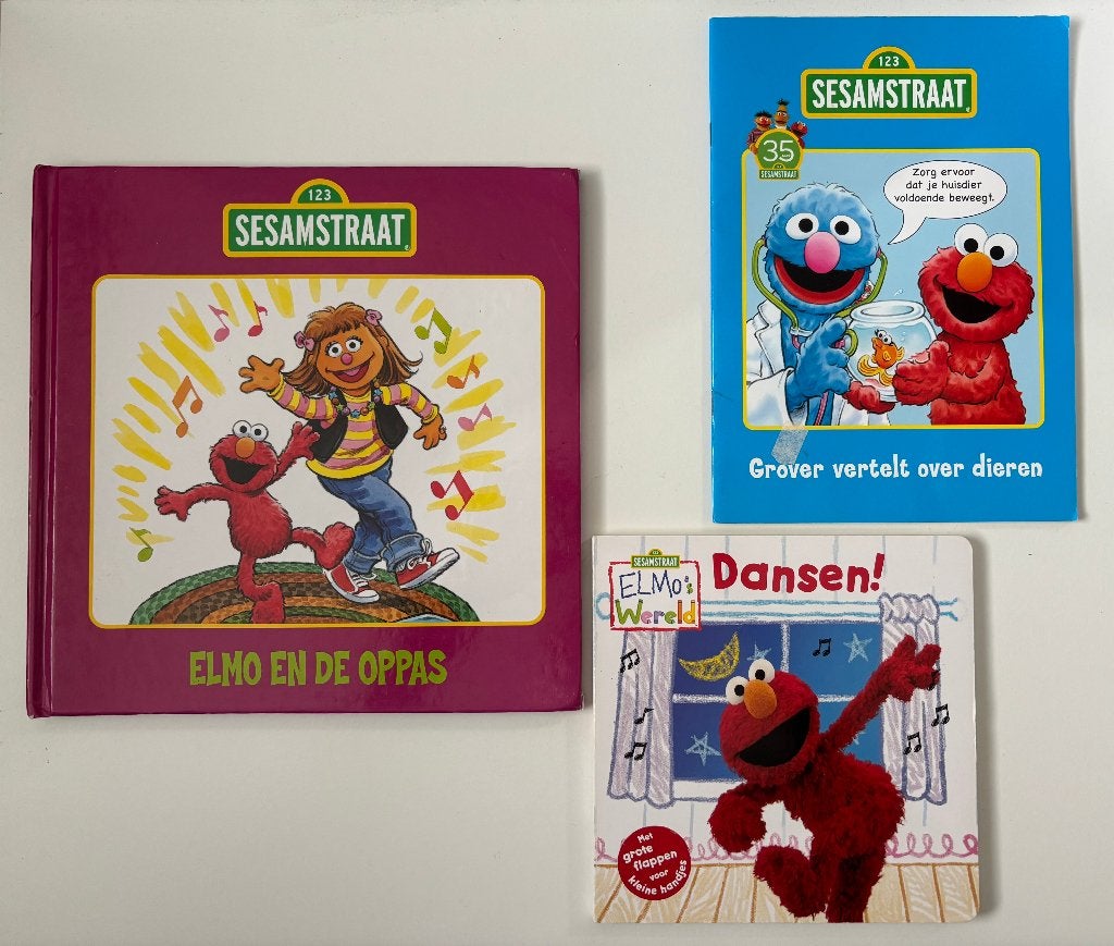 Sesamstraat - Leuke (voor) leesverhaaltjes en flapjes boek, Boeken, Gelezen, Fictie algemeen, Jongen of Meisje, Ophalen of Verzenden
