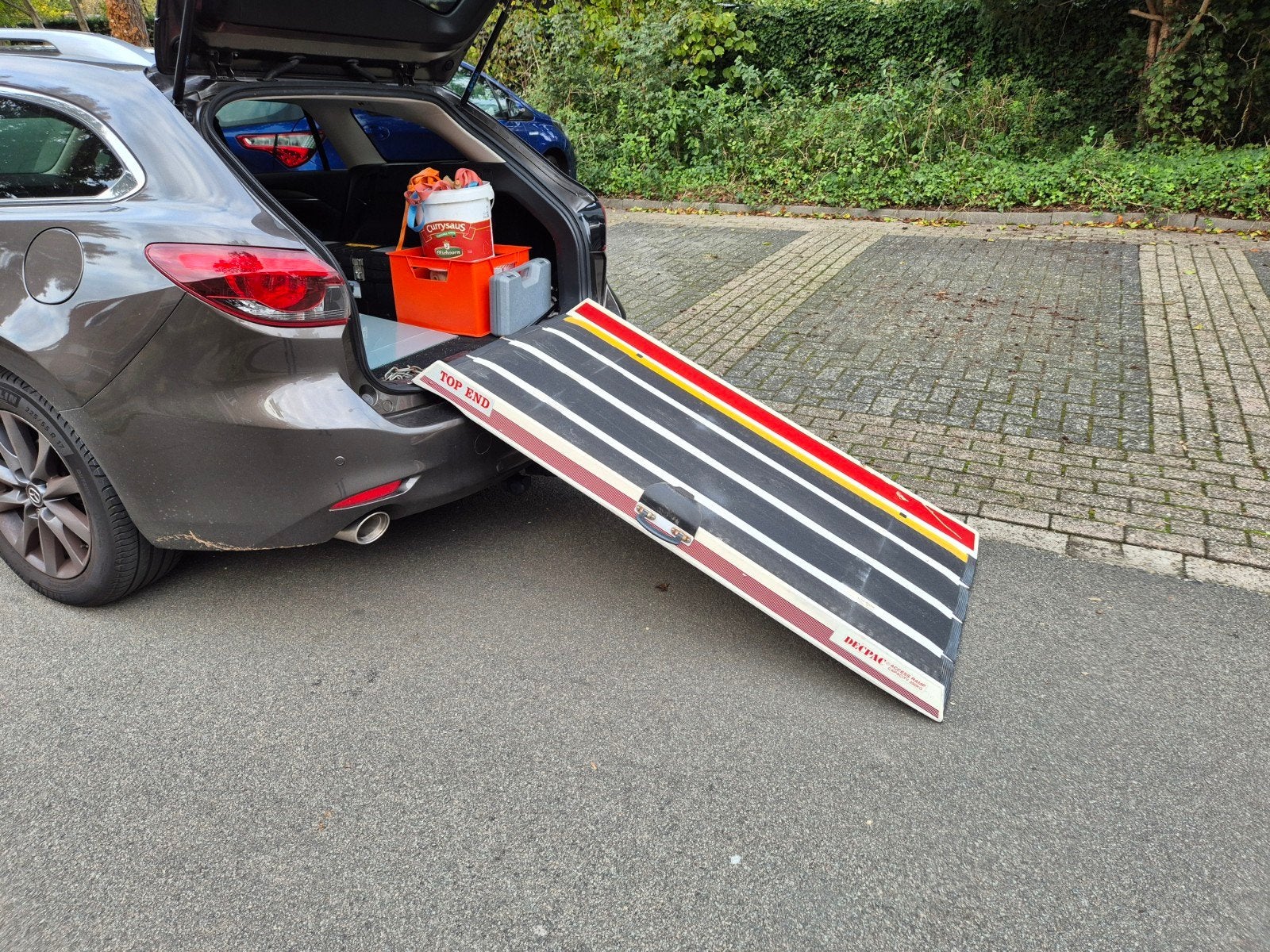 DEC-PAC Toegangsramp - 300kg capaciteit, Ophalen
