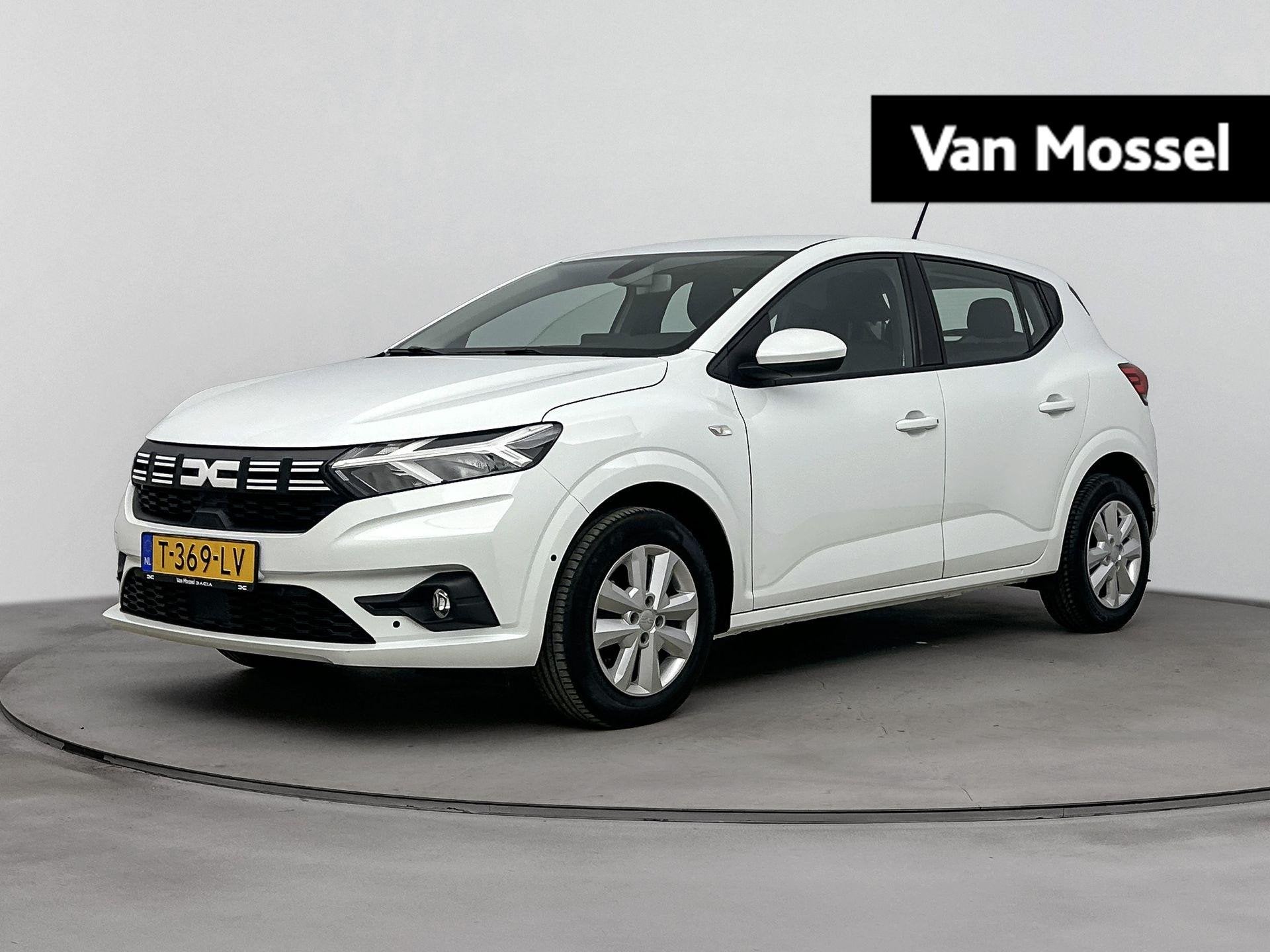 Dacia Sandero 1.0 TCe 100Pk ECO-G Expression LPG | Navigatie, Gebruikt, Euro 6, Wit, Origineel Nederlands