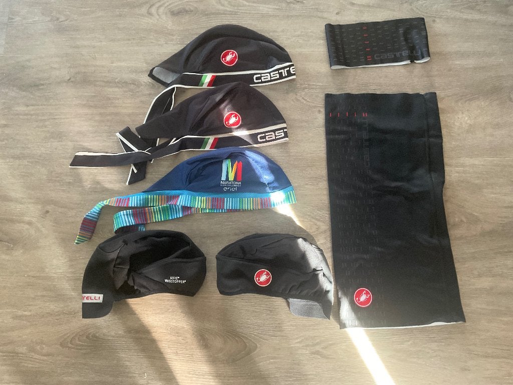 Castelli bandana, hoofdband en nekscarf, Ophalen, Zo goed als nieuw, Bovenkleding, Castelli