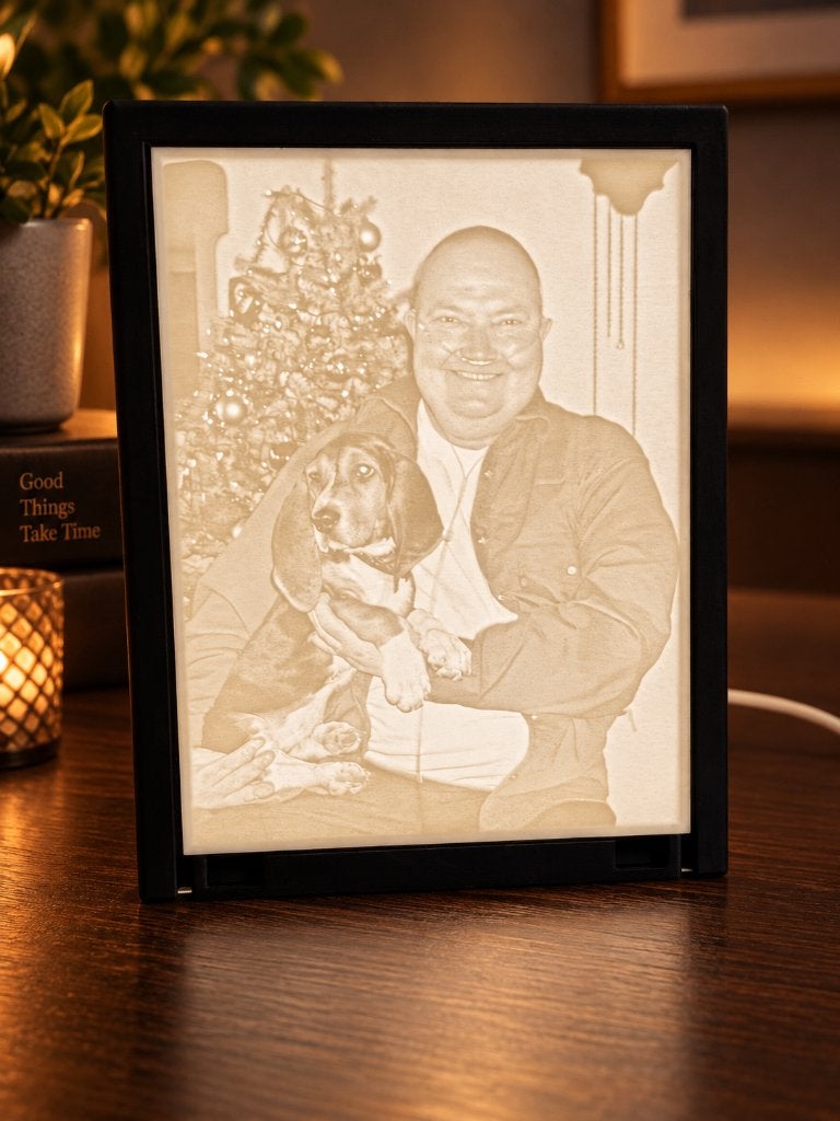 Persoonlijke 3D Fotolijst met Verlichting – Lithophane, Audio, Tv en Foto, Overige typen, Nieuw, Ophalen of Verzenden, Voor meerdere foto's