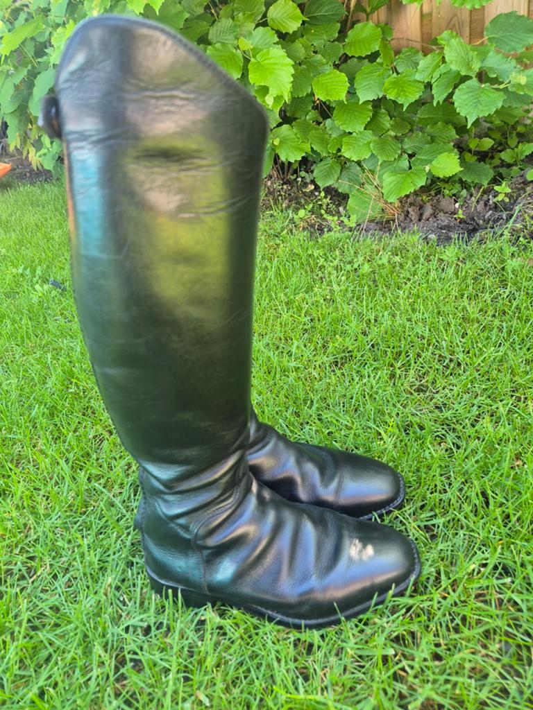 Paardrijlaarzen Cavallo leer maat 2 (35), Dieren en Toebehoren, Paardrijkleding, Ophalen of Verzenden, Dressuur, Schoeisel