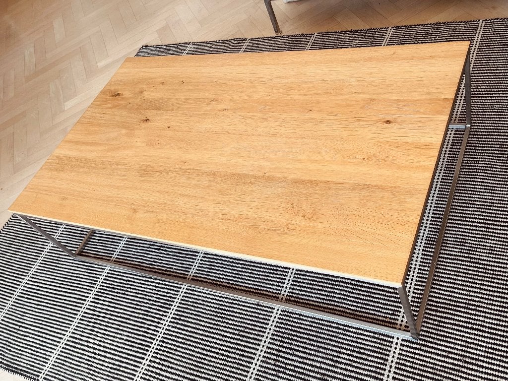 Ethnicraft design tafel i.g.st., Huis en Inrichting, Tafels | Salontafels, Gebruikt, 100 tot 150 cm, Design, 50 tot 100 cm