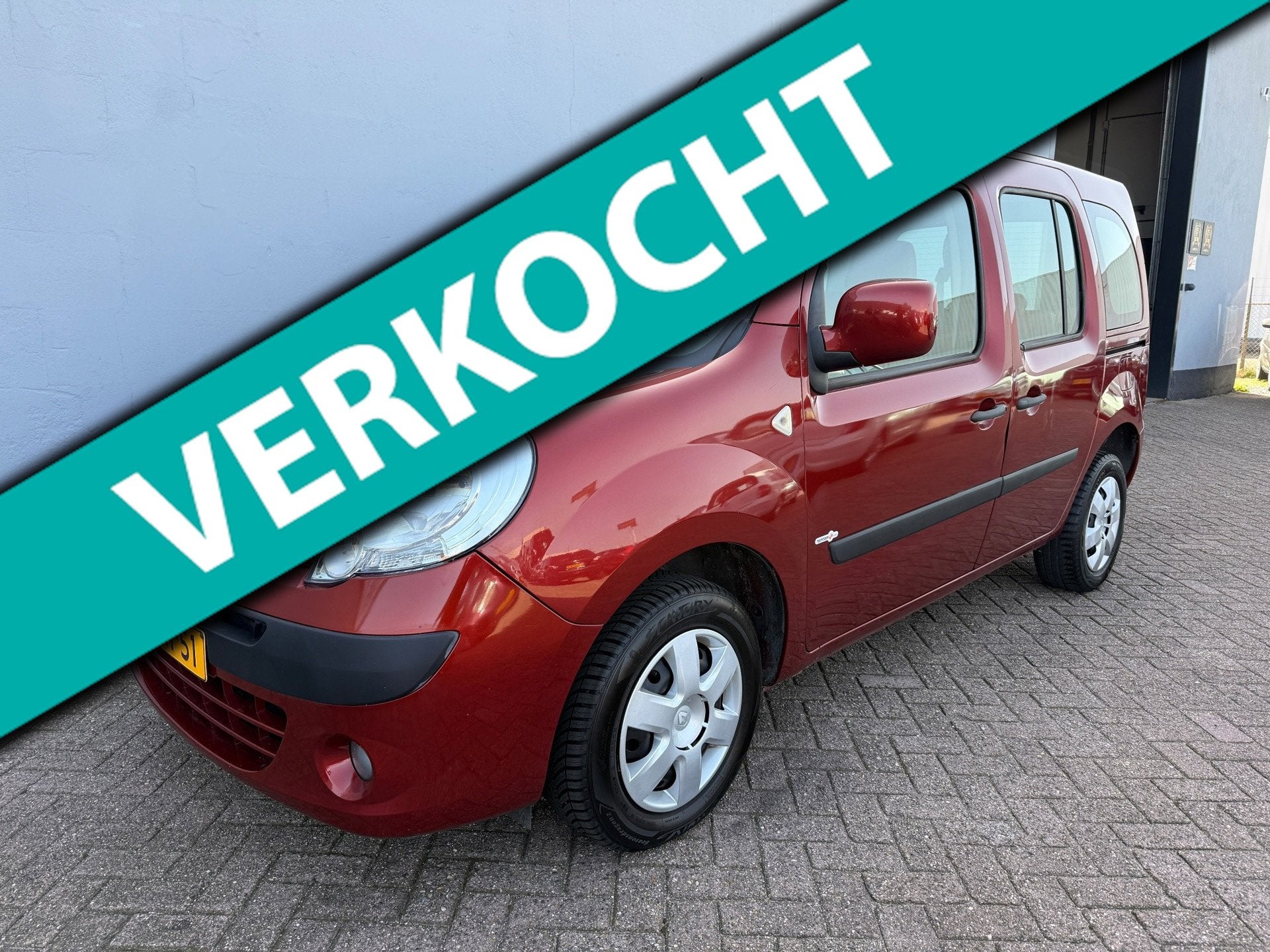 Renault Kangoo Family 1.6-16V Privilège Automaat - Invalide, 1350 kg, Gebruikt, 4 cilinders, Leder