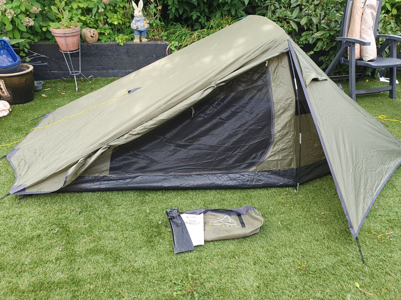 Eiger Trekker Lichtgewicht Backpack Tent - 2 Persoons, Ophalen of Verzenden, Zo goed als nieuw, Tot en met 2