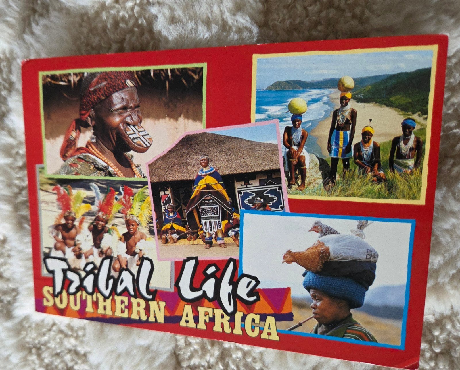 Ansichtkaart Zuidelijk Afrika - Tribal Life, Verzenden, 1980 tot heden, Gelopen, Buiten Europa