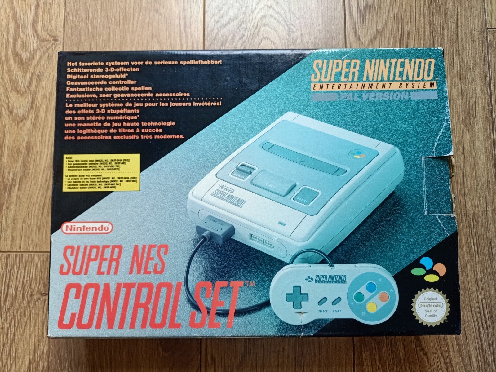 Super Nintendo SNES set compleet in doos scart, Spelcomputers en Games, Ophalen of Verzenden, Zo goed als nieuw, Met 1 controller