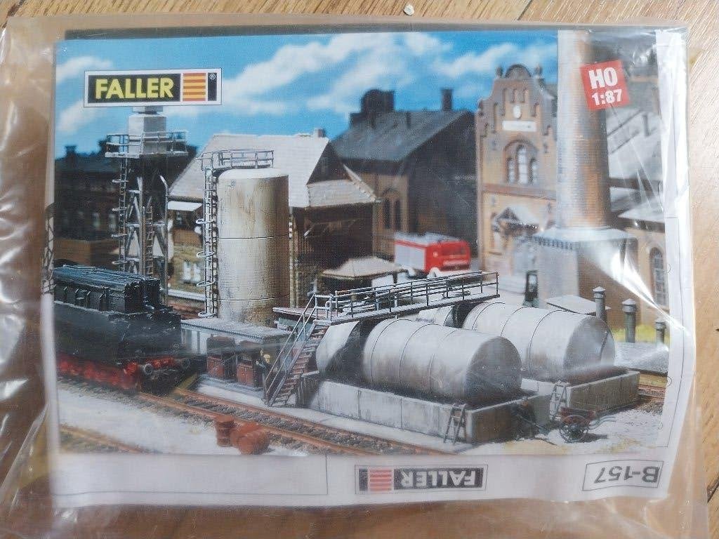 faller diesel pompstation H0, Overige merken, Gelijkstroom of Wisselstroom, Brug, Tunnel of Gebouw, Nieuw