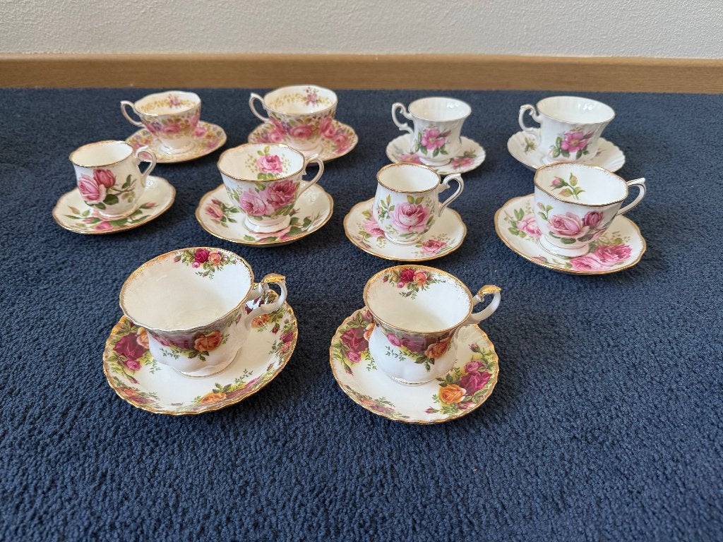 Royal Albert Kop en Schotel set (10 stuks), Ophalen