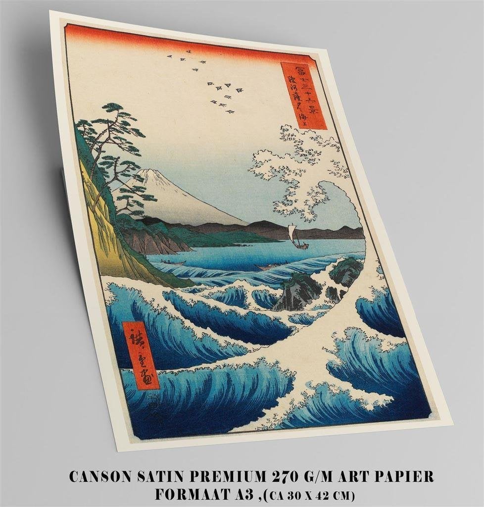 Kunst Print Japanse Ukiyo-e Hiroshige Poster