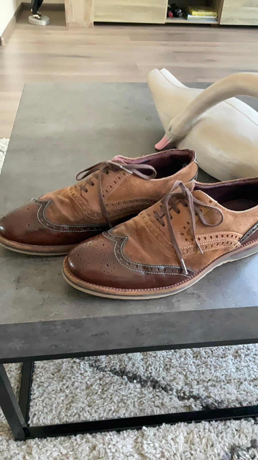 Catwalk schoenen! Maat 43, Bruin, Ophalen of Verzenden, Zo goed als nieuw, Veterschoenen