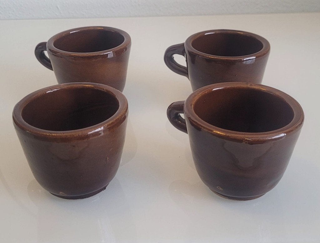 Marokkaanse espresso kopjes set van 4 | Handgemaakt NIEUW, Keramiek, Nieuw, Ophalen of Verzenden, Overige stijlen