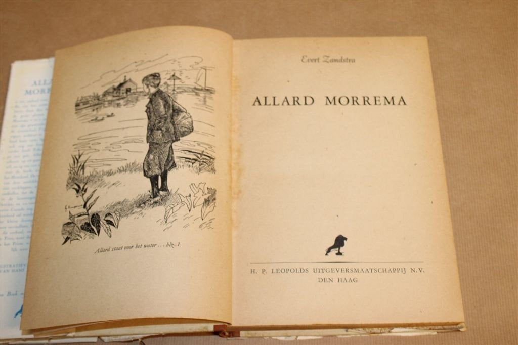 Allard Morrema — Friese Roman van Evert Zandstra, 1947, Boeken, Ophalen of Verzenden, Gelezen