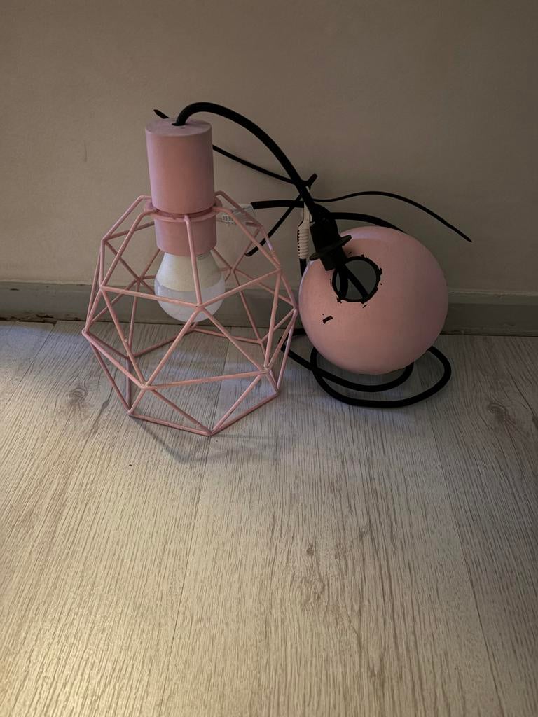 Roze gespoten IKEA lamp, Ophalen of Verzenden, Zo goed als nieuw