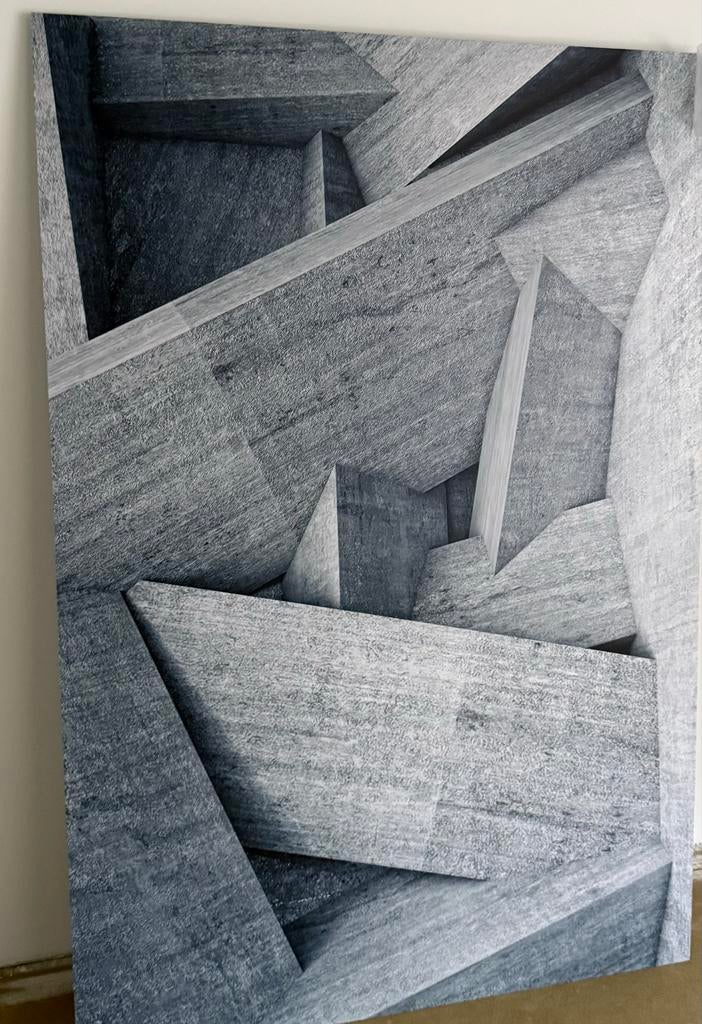 Abstract Muurdecoratie 100x150 cm - Verticaal/Horizontaal, Ophalen
