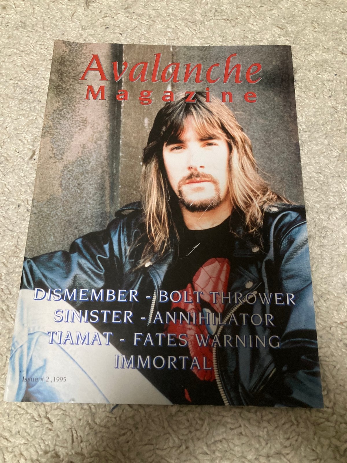 Avalanche Magazine Issue #2, 1995 - Metal Muziek Tijdschrift, Ophalen of Verzenden, Zo goed als nieuw, Muziek, Film of Tv