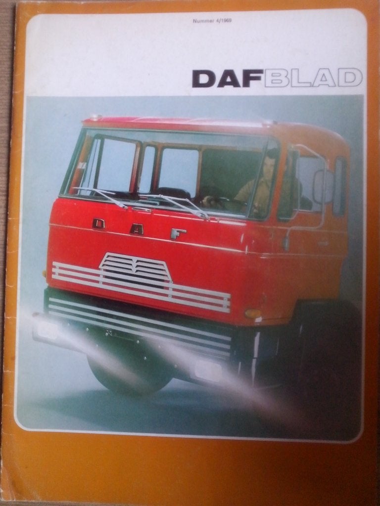 DAF Blad 1969 4 - nieuwe F218 kantelcabine 1600 1800 2000, Ophalen of Verzenden, Zo goed als nieuw, Overige merken