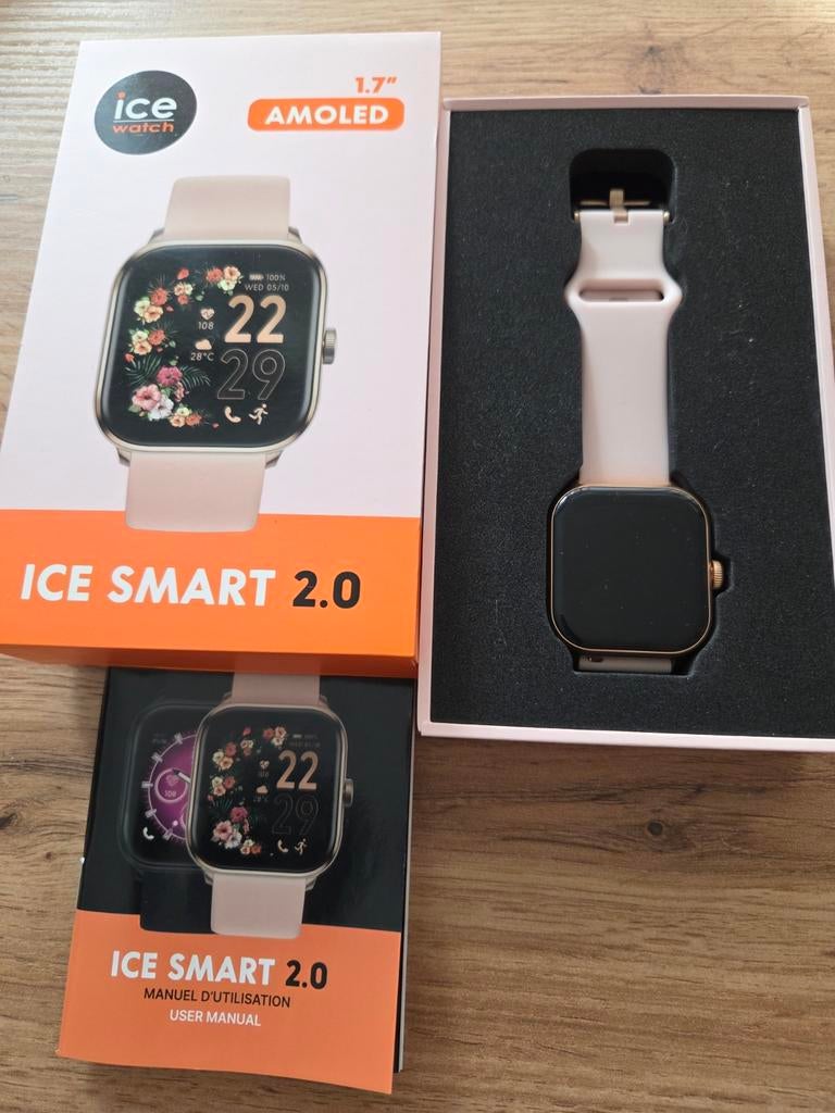 Ice Smart 2.0 Smartwatch - Roze Goud - Nieuw, Ophalen, Ice Watch, Nieuw, Stappen