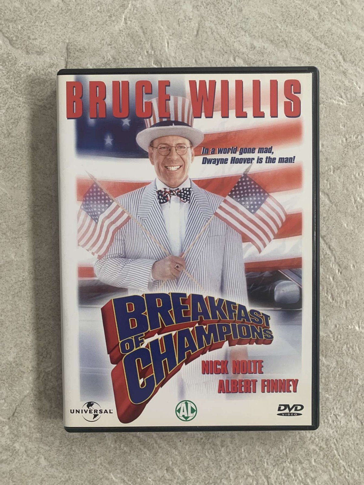 Breakfast of Champions - Burce Willis - DVD, Alle leeftijden, Nederlands, Ophalen of Verzenden, Zo goed als nieuw