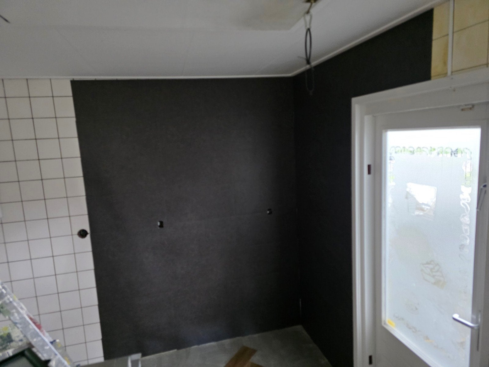 Wand vinyl 65 m2, Ophalen