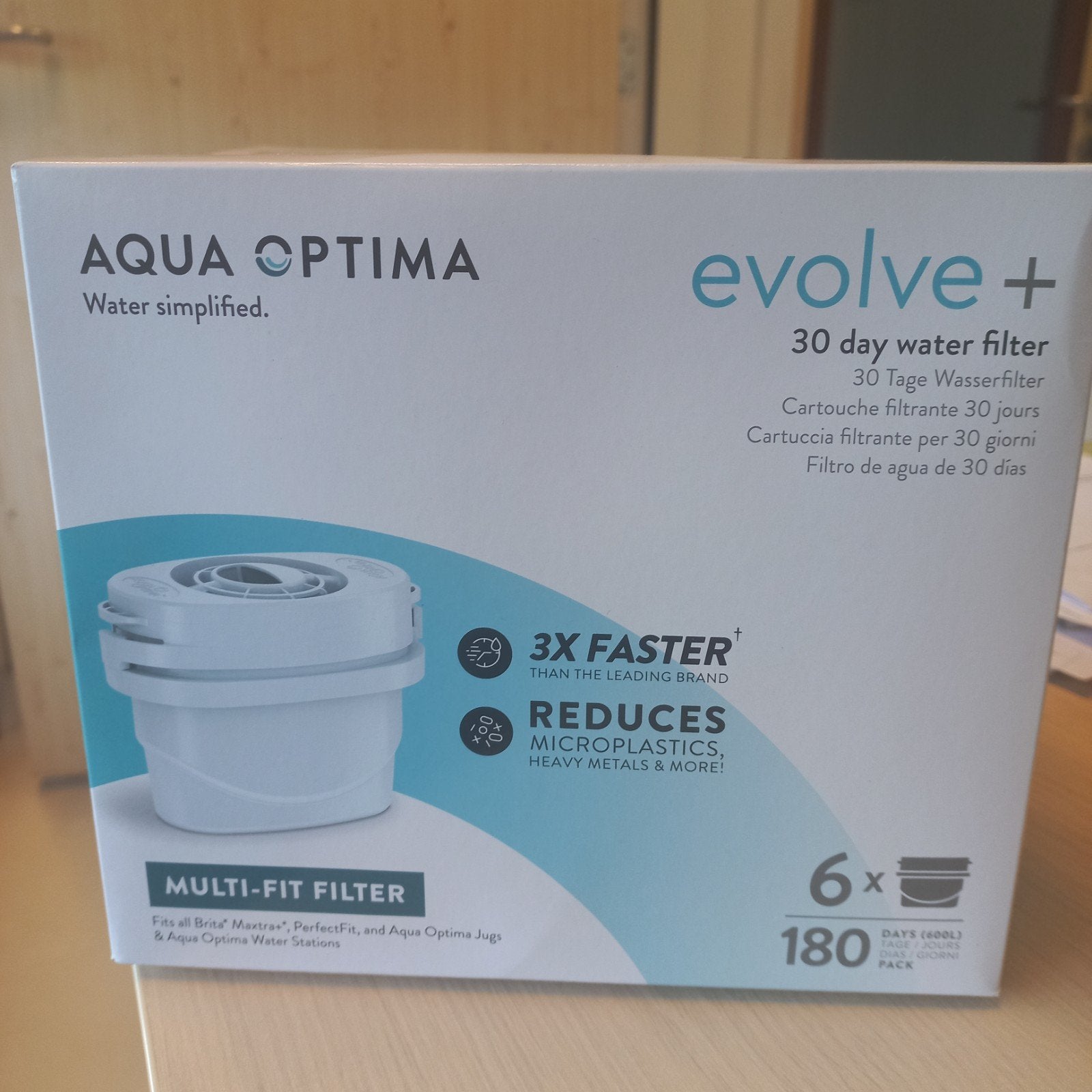 Aqua Optima Evolve+ 30 dagen waterfilter (4 stuks), Witgoed en Apparatuur, Onderdelen en Toebehoren, Nieuw, Ophalen of Verzenden