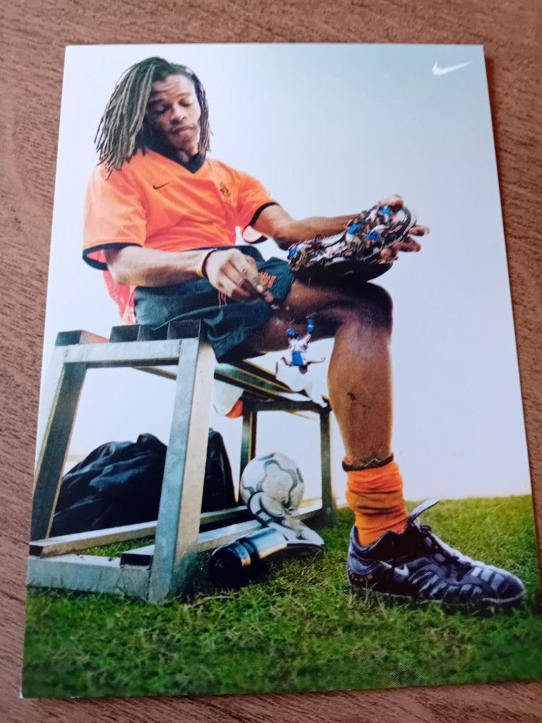 Nike The Air Zoom Total 90 kaart met Edgar Davids, Ophalen of Verzenden, Voor 1920, Ongelopen, Overige thema's