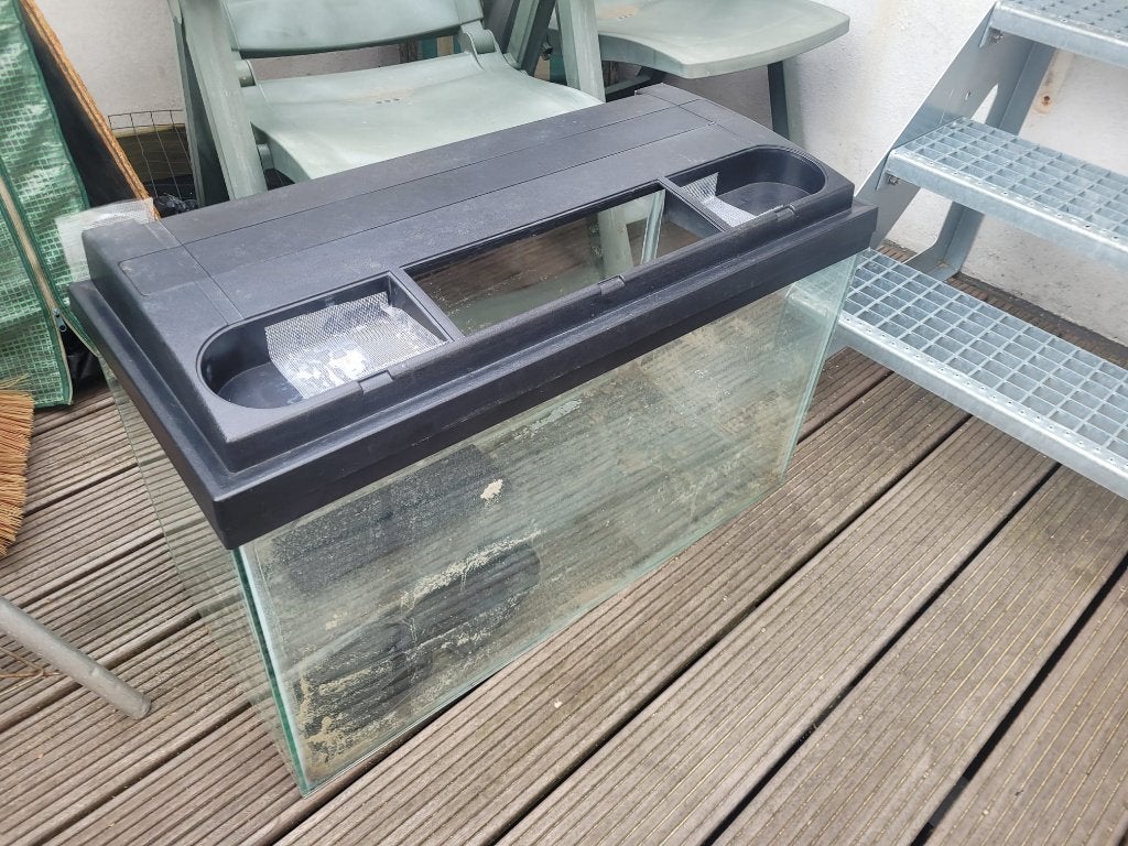 Aquarium / terrarium 90 x 35 x 45cm, Ophalen, Gebruikt, Leeg aquarium