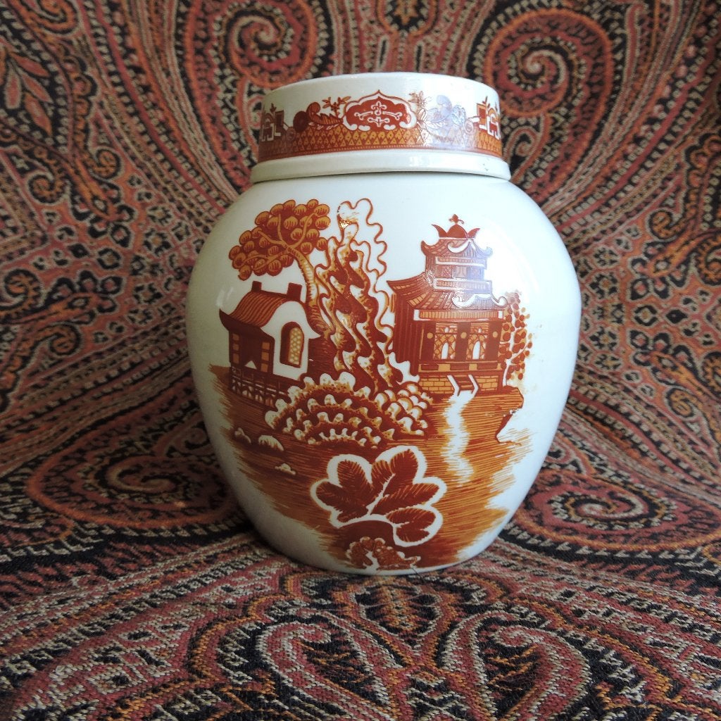 Gemberpot Royal Gauldon wilg patroon vintage Aziatisch, Antiek en Kunst, Ophalen of Verzenden