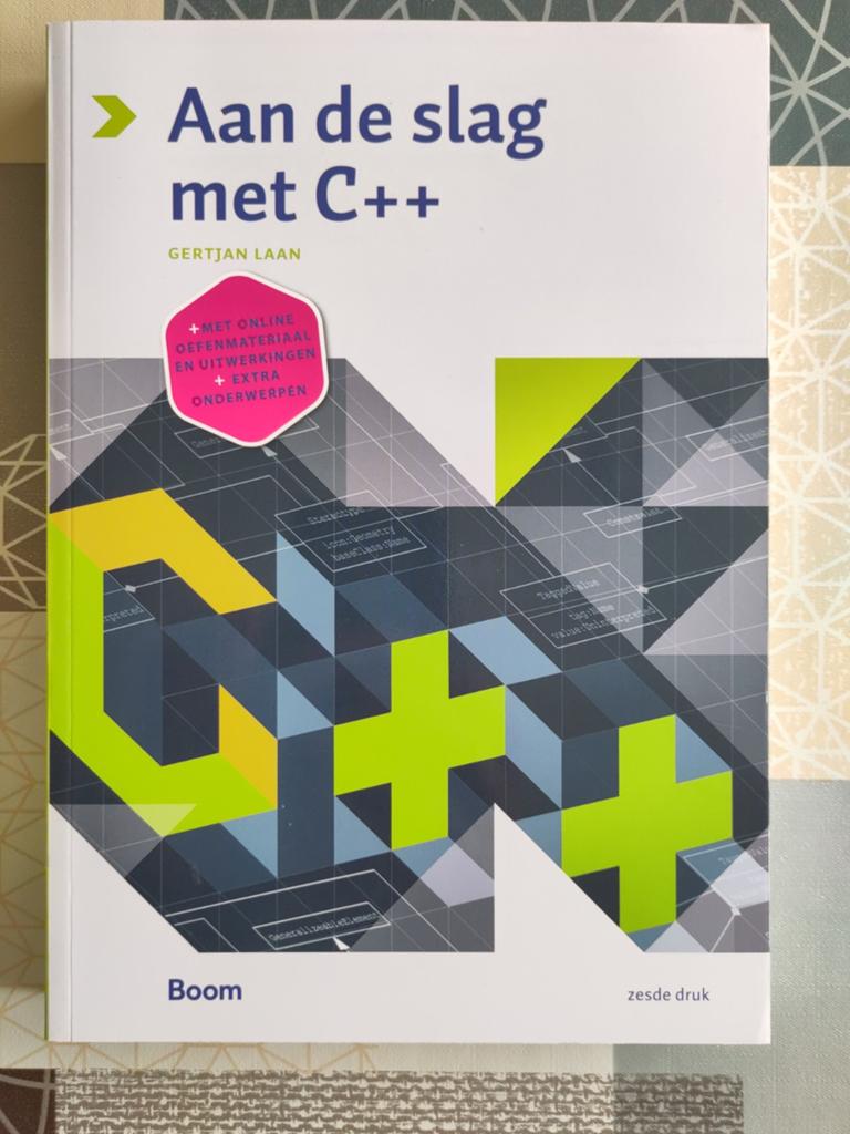 Aan de slag met C++ - Gertjan Laan (zesde druk), Boeken, Zo goed als nieuw, Gertjan Laan, Beta, HBO