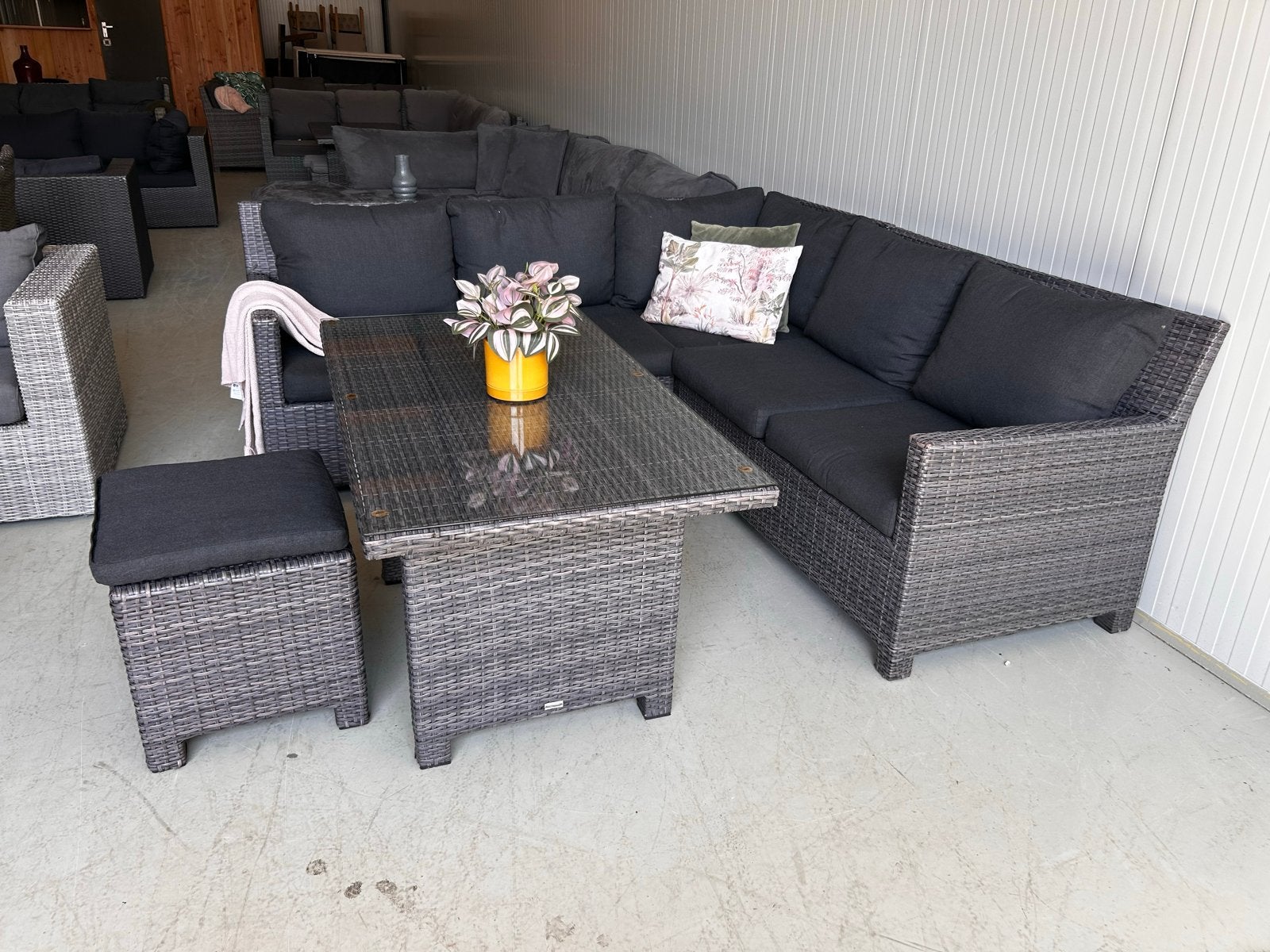 Garden Impressions Dining Loungeset - Zo goed als nieuw, Tuin en Terras, Ophalen, 5 zitplaatsen, ., Zo goed als nieuw
