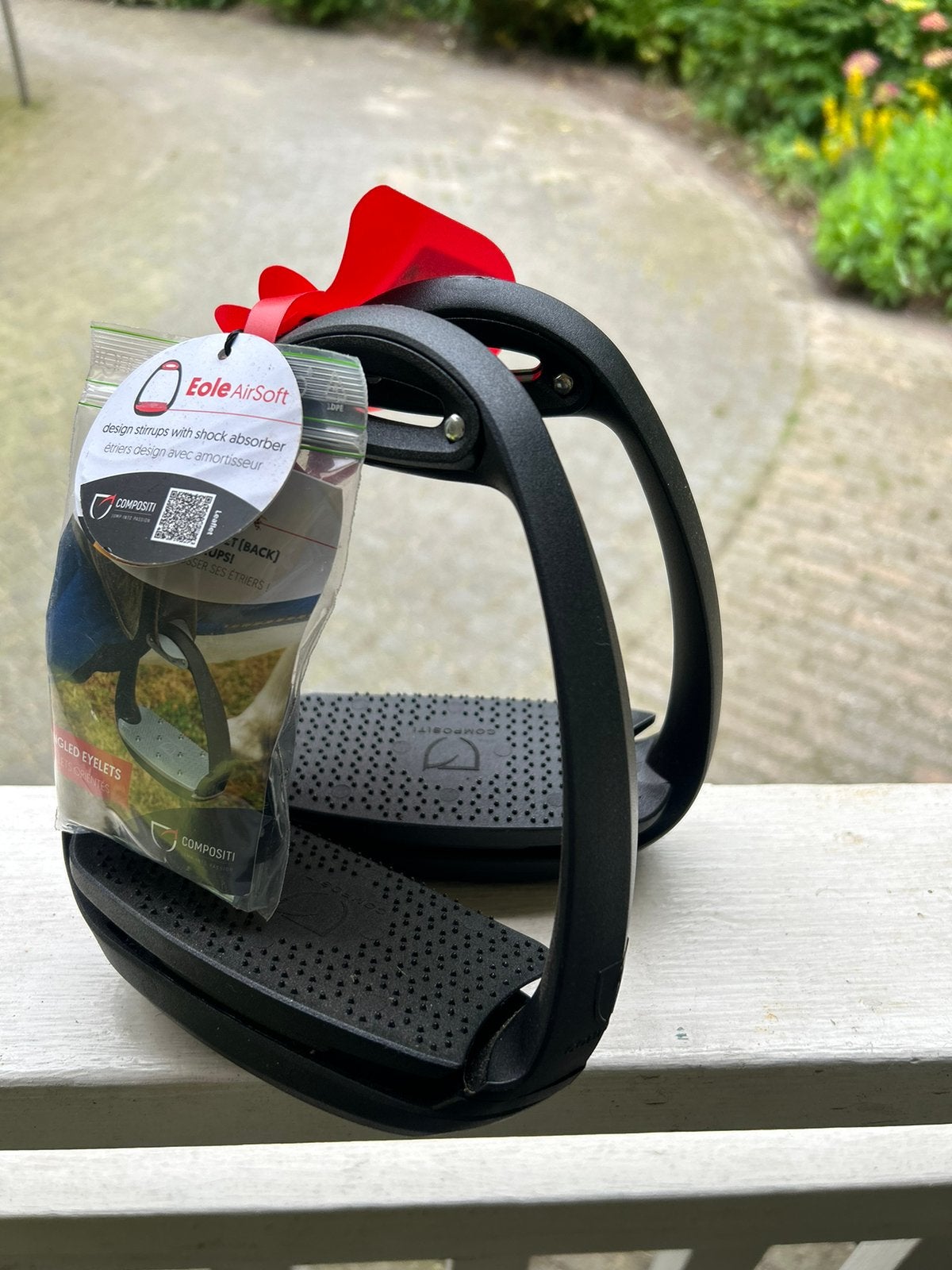 Compositi Stijgbeugels Eole Air Soft Zwart - nieuw, Verzenden, Nieuw, Dressuur