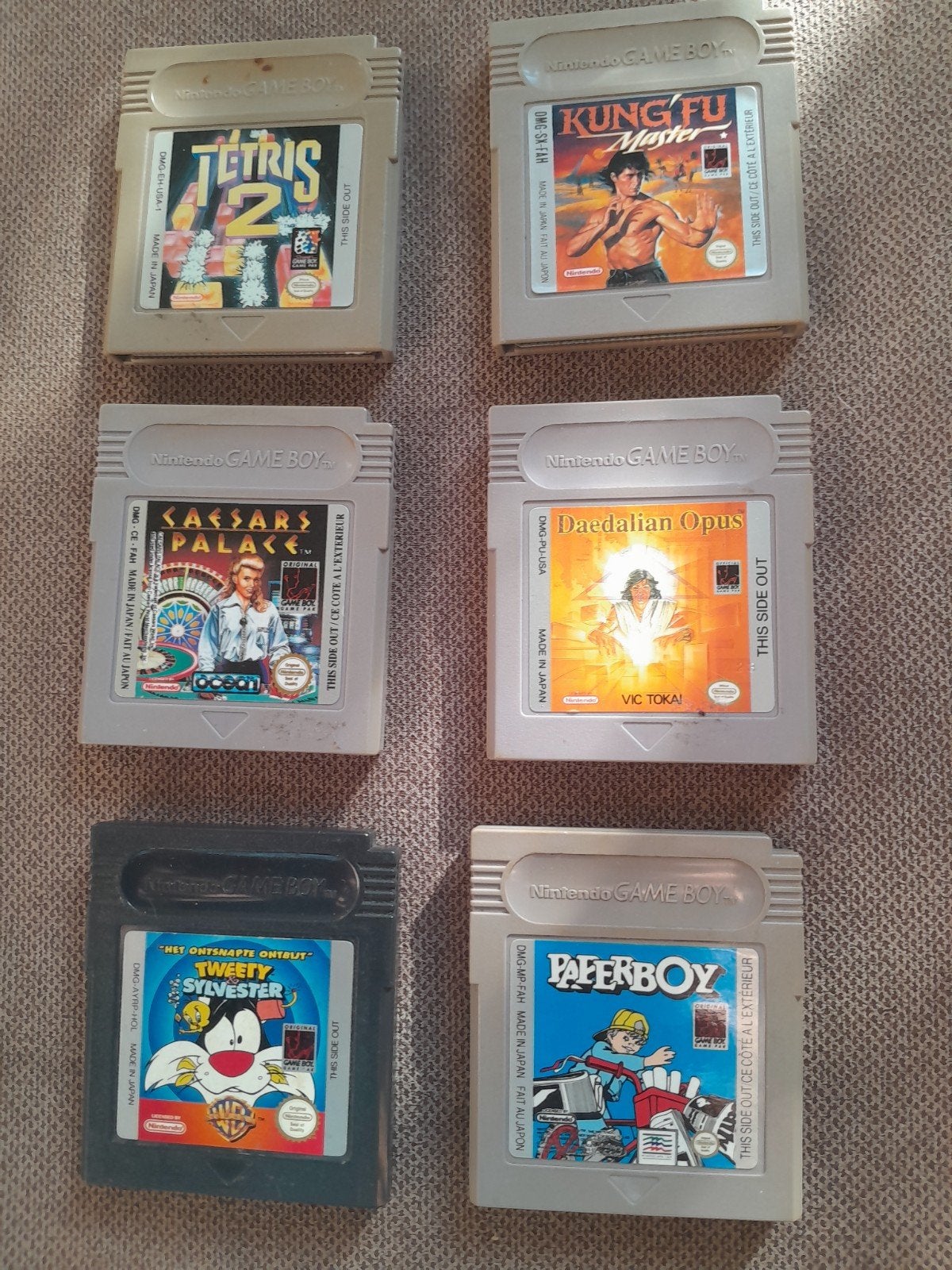 gameboy spellen, 1 speler, Ophalen of Verzenden, Gebruikt, Vanaf 3 jaar