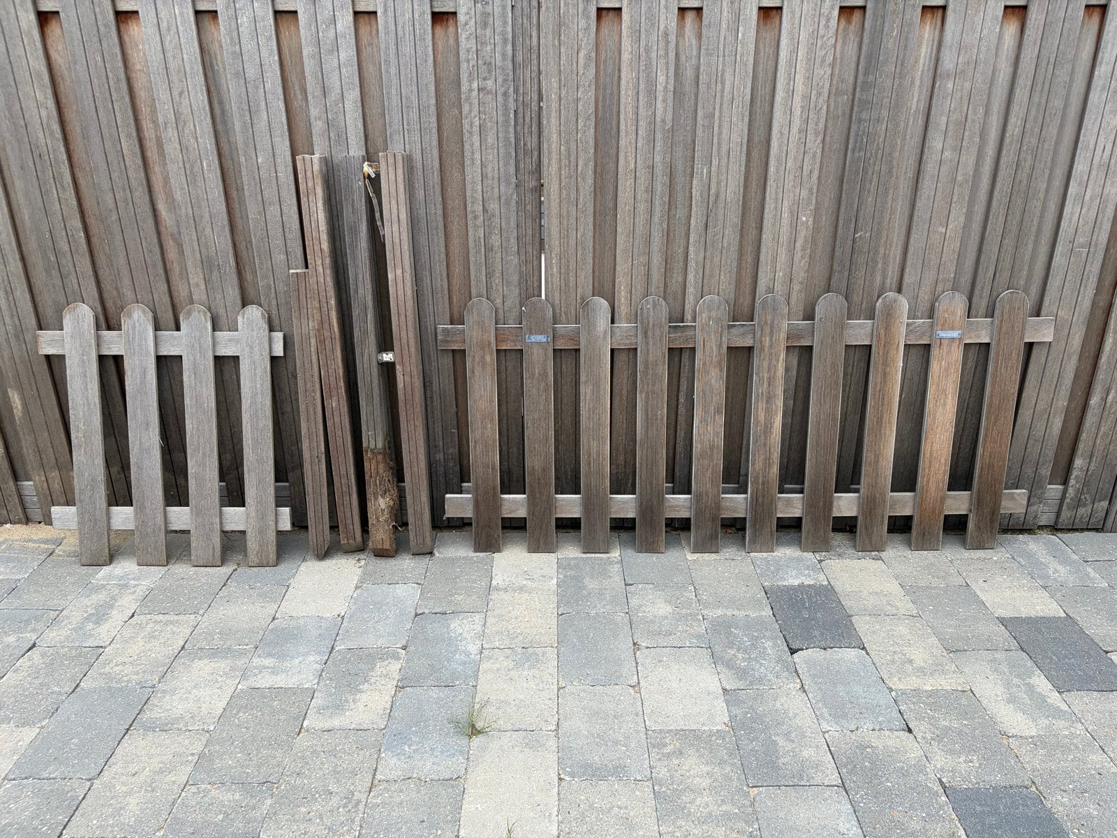 Hard Houten tuinhekjes en balken, Ophalen, Gebruikt, Minder dan 3 meter, Minder dan 1 meter