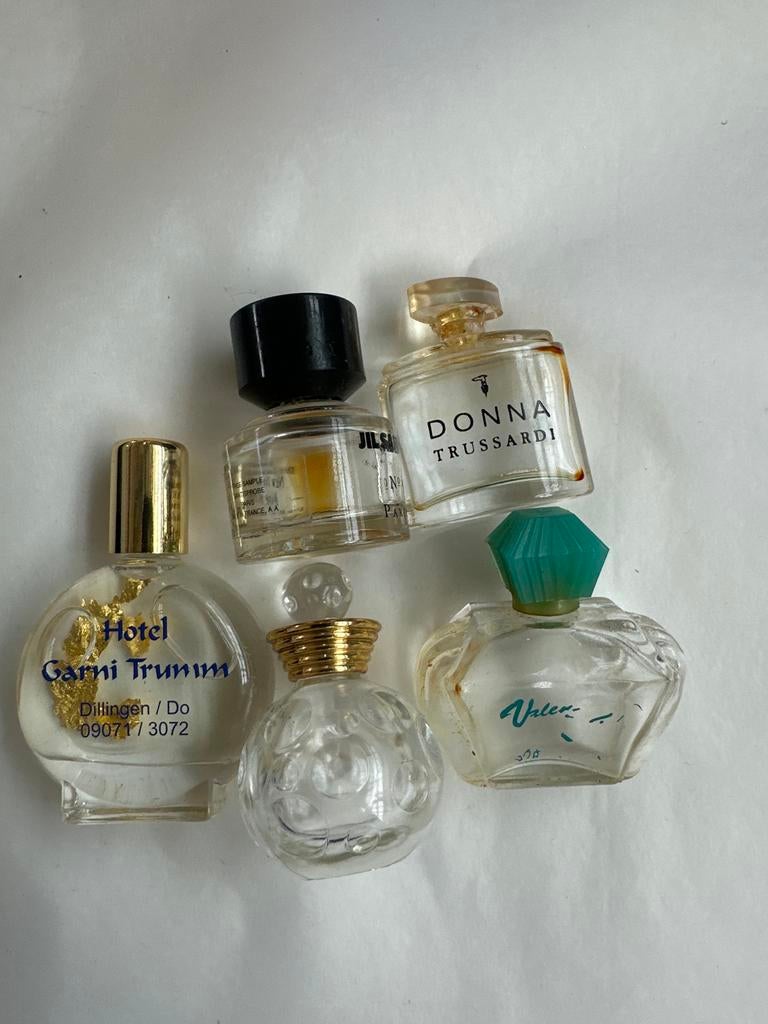 Miniatuur parfumflesjes, Ophalen of Verzenden, Gebruikt