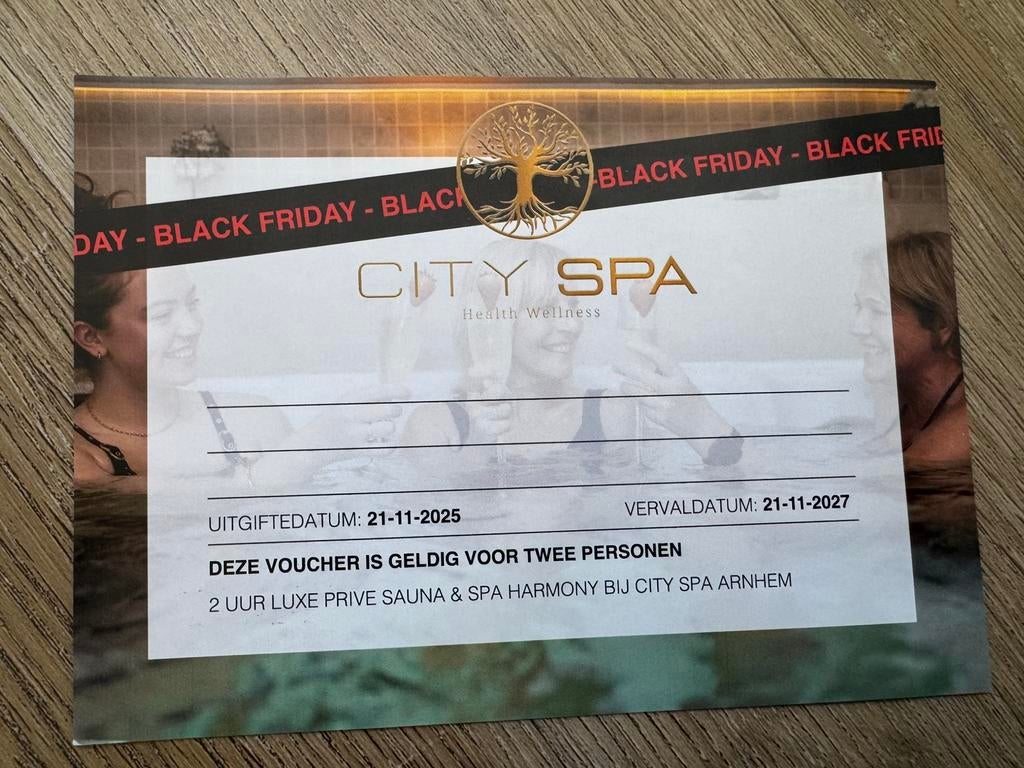 Cadeaubon 2 uur prive wellness Harmony City Spa Arnhem, Twee personen, Cadeaubon, Spa of Sauna