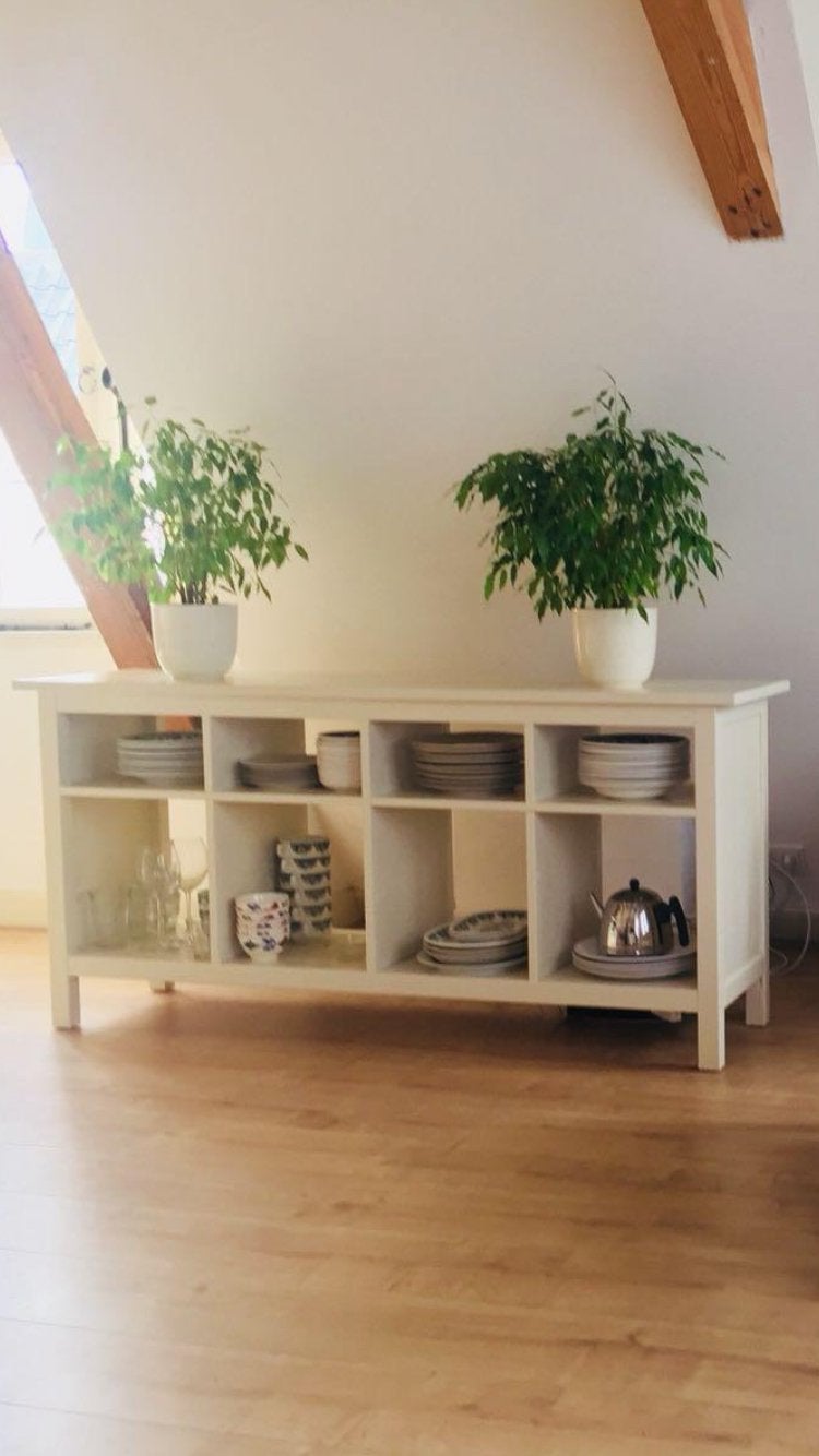 Ikea kast dressoir side table servieskast wit 150cm, Huis en Inrichting, Kasten | Televisiemeubels, Ophalen, Zo goed als nieuw