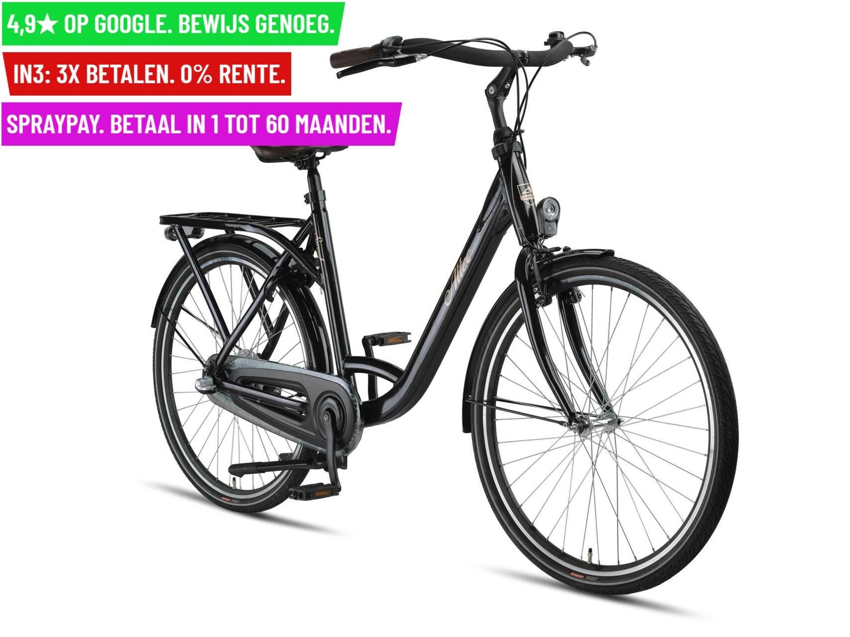 Altec Sweet Moederfiets N-3 28"/55cm/Shiny Black/286431, Overige merken, 9713 Bv Groningen, Nieuw, 56 cm of meer