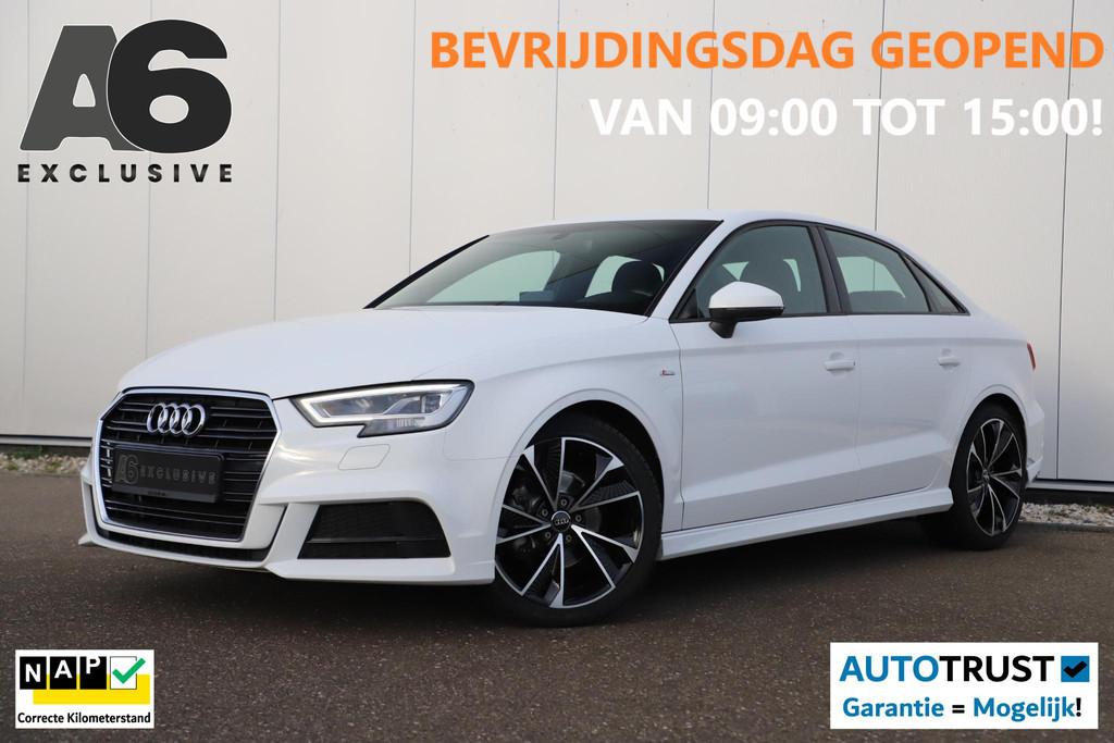 Audi A3 Limousine 30 TFSI Sport S Line Edition Automaat Half, Auto's, Audi, Gebruikt, Met garantie (alle), Wit, Origineel Nederlands