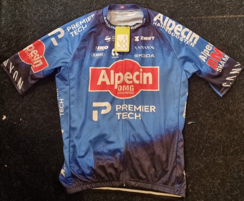 Nieuw Alpecin-Premier Tech wielershirt Kalas XXL, Blauw, Nieuw, Overige maten, Ophalen of Verzenden