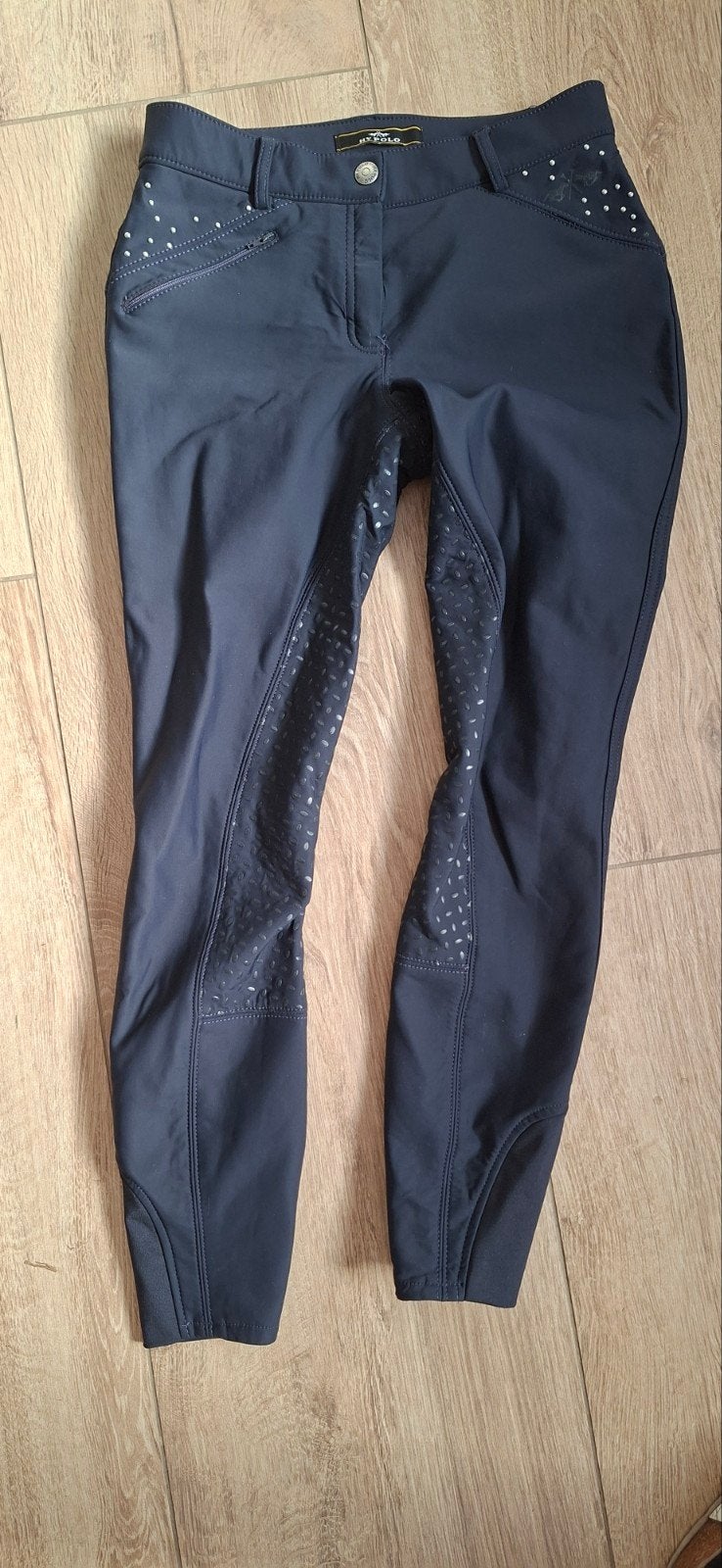 rijbroek HV Polo donker blauw maat M, Dieren en Toebehoren, Paardrijkleding, Ophalen, Blauw, Gebruikt, Dressuur