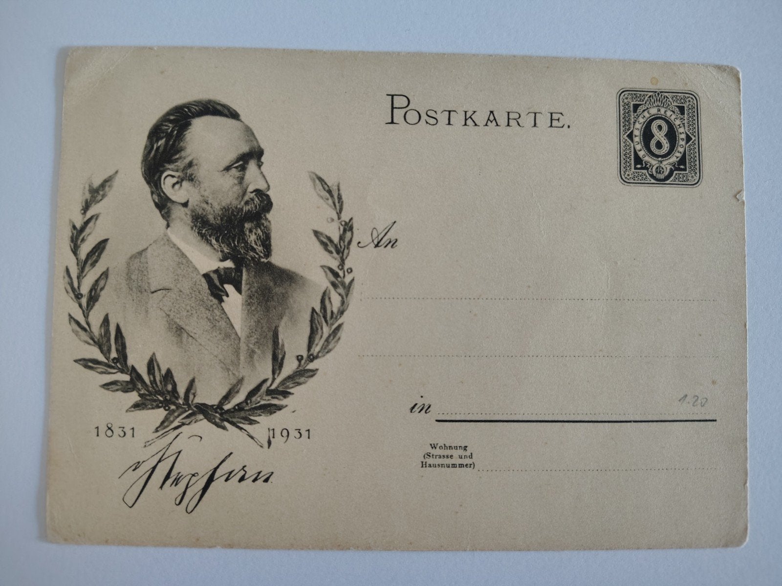 Duitse Rijk Postwaardestuk Briefkaart 1933 Postfris, Ophalen of Verzenden, Duitse Keizerrijk