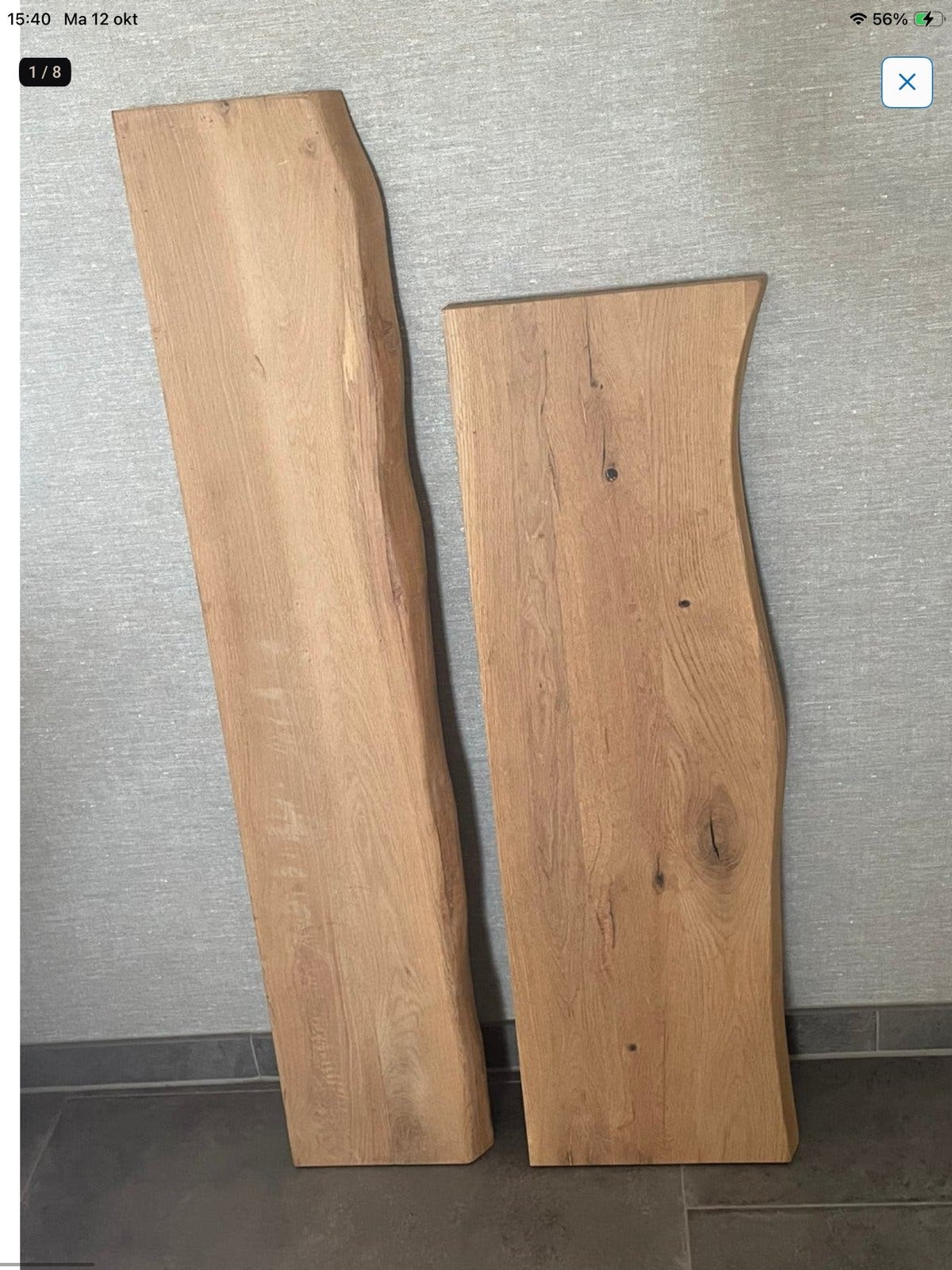 GEVRAAGD Eiken Houten plankjes, Ophalen, Minder dan 25 mm, Eiken, Zo goed als nieuw