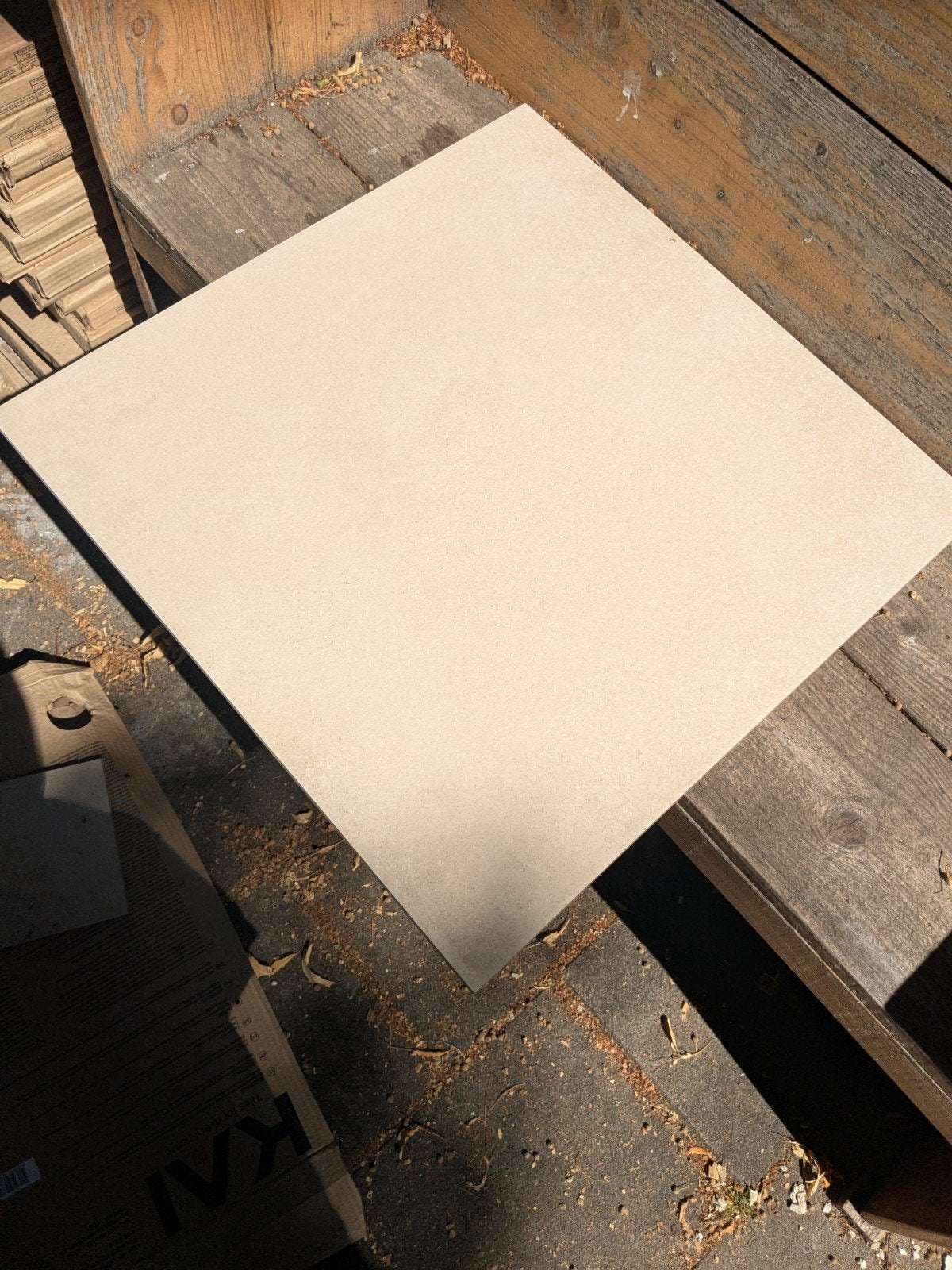 Mooie beige badkamer tegels! 60x60, Doe-het-zelf en Verbouw, Tegels, Ophalen, 60 cm of meer, Nieuw, Minder dan 5 m²