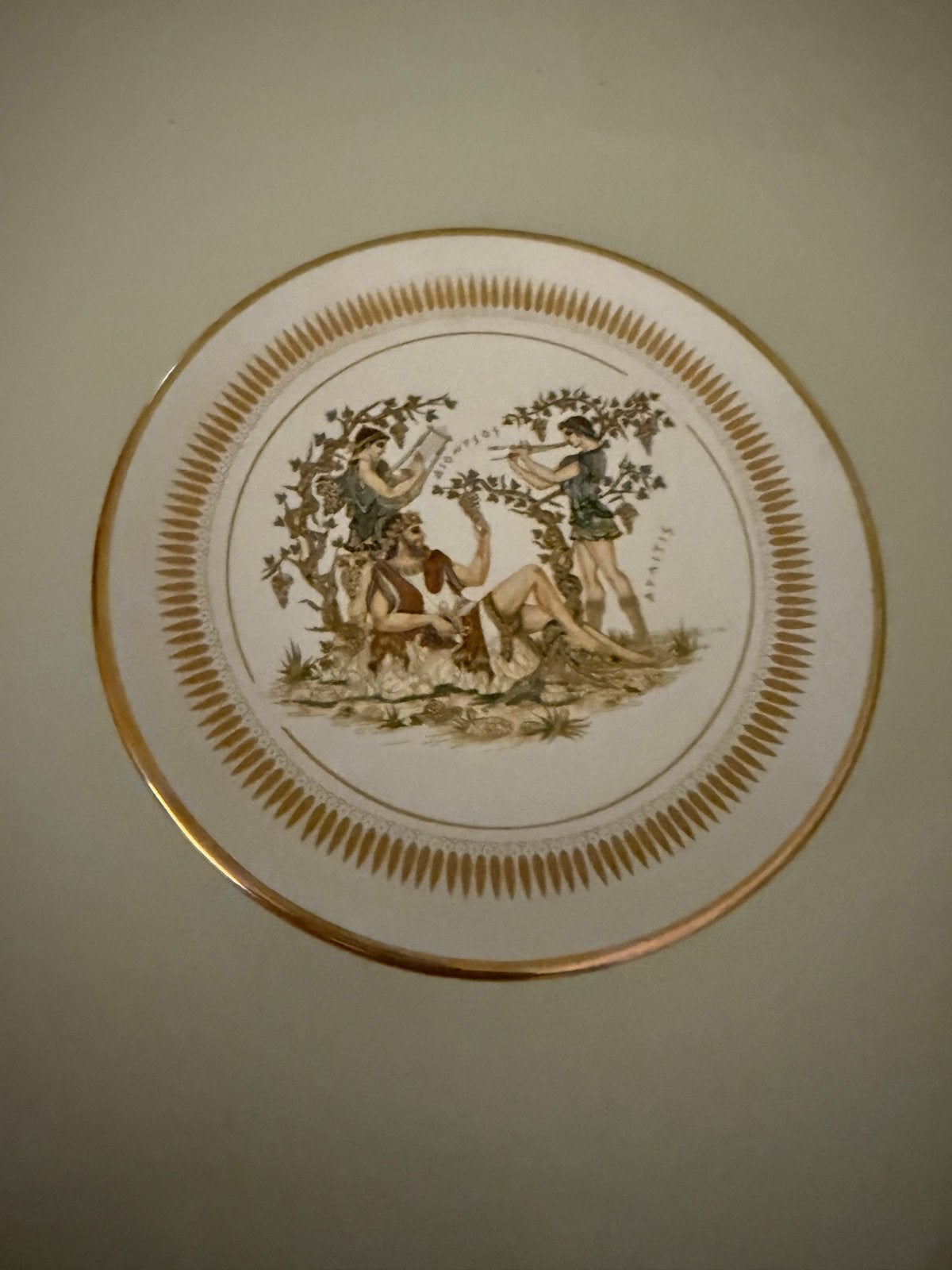 Decoratieve Griekse wandplaat - Handgemaakt in Griekenland, Ophalen of Verzenden