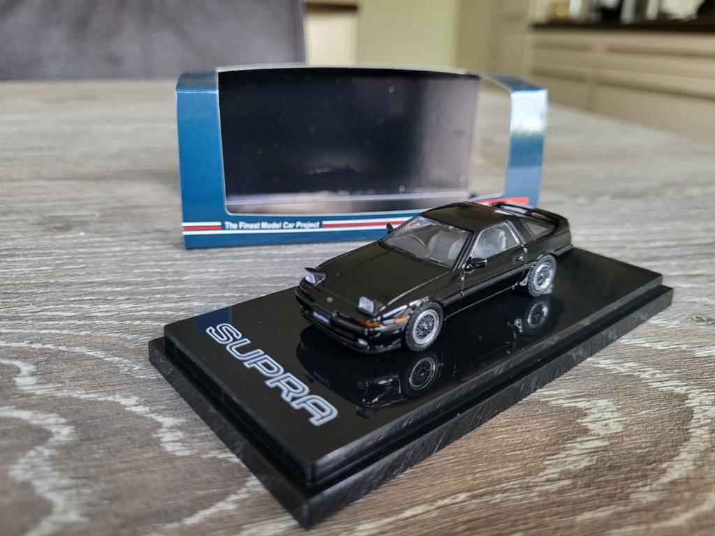Toyota Supra mk3 schaal 1:64, Hobby en Vrije tijd, Modelauto's | 1:43, Ophalen of Verzenden, Zo goed als nieuw, Auto, Overige merken
