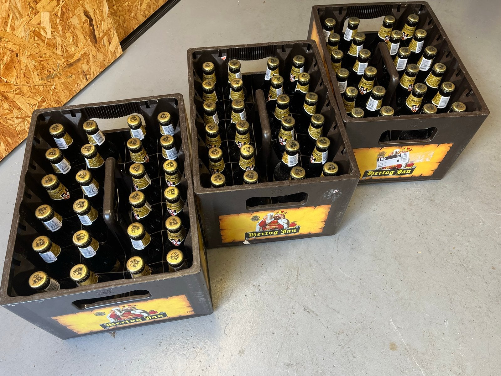 Hertog Jan Pilsener kratten (3x) - Volle kratten bier, Ophalen, Nieuw, Flesje(s), Hertog Jan