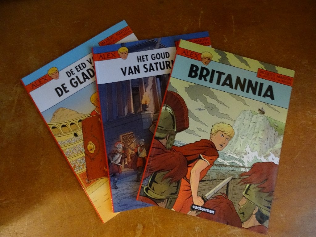 Alex deel 33, 35 en 36 van Jacques Martin, Eén stripboek, Ophalen, Zo goed als nieuw